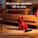 Wholesale French Bulldog Bluetooth Speaker - Powerful Sound, Unique Dog Design M15 for Universal Cell Phone And Bluetooth Device (Red)