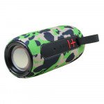 Wholesale Portable Bluetooth Speaker with RGB LED Light - Hi-Fi Sound Quality Wireless Audio Device ChargeP2Pro for Universal Cell Phone And Bluetooth Device (Camo)