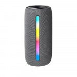 Wholesale Portable Bluetooth Speaker with RGB LED Light - Hi-Fi Sound Quality Wireless Audio Device ChargeP2Pro for Universal Cell Phone And Bluetooth Device (Gray)