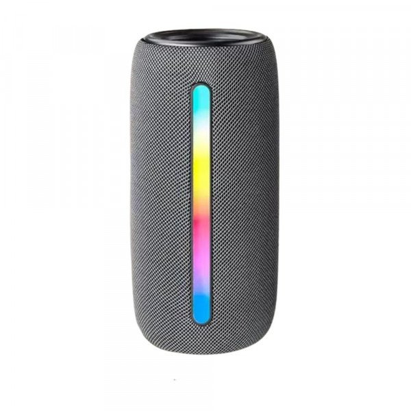 Wholesale Portable Bluetooth Speaker with RGB LED Light - Hi-Fi Sound Quality Wireless Audio Device ChargeP2Pro for Universal Cell Phone And Bluetooth Device (Gray)