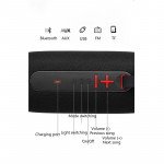 Wholesale Portable Bluetooth Speaker with RGB LED Light - Hi-Fi Sound Quality Wireless Audio Device ChargeP2Pro for Universal Cell Phone And Bluetooth Device (Black)