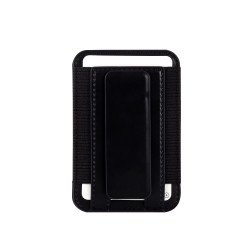 MagSafe Magnetic Slim Wallet with Elastic Band and 2-3 Card Slots (Black)