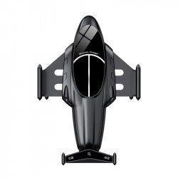Aircraft Auto Unlock Phone Holder Air Vent Mount with Wireless Magnetic Tips (Black)