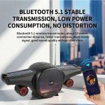 Wholesale Cool Jet Airplane Colorful Portable Stereo Bluetooth Wireless Speaker with Solar Panel FJ866 for Universal Cell Phone And Bluetooth Device (Black)
