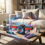 Wholesale Cool Jet Airplane Colorful Portable Stereo Bluetooth Wireless Speaker with Solar Panel FJ866 for Universal Cell Phone And Bluetooth Device (Black)