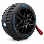 Car Wheel Design Solar-Powered and Portable Bluetooth Wireless Speaker FP509 for Universal Cell Phone And Bluetooth Device (Black)