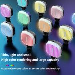 Wholesale Clip-On Portable Selfie Light with 3 Lighting Modes & RGB Colors – USB Rechargeable, Adjustable Brightness (Black)