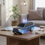 Wholesale Solar-Powered Off-Road Car Bluetooth Speaker with FM Radio & Super Bass – Rugged Design GU168 (Gray)