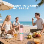 Wholesale Portable Bluetooth Karaoke Microphone with RGB Lights & Noise Reduction for Wireless Singing (Black)