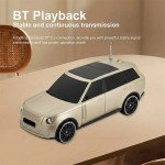 Wholesale SUV-Inspired Bluetooth Speaker with Solar Charging & FM Radio – Portable Super Bass Stereo HFF119 (Gold)