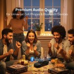 Wholesale Luxury Portable Bluetooth Speaker with Grand Touring Design - Wireless Sound System for Outdoor Entertainment HFF138 for Universal Cell Phone And Bluetooth Device (Red)