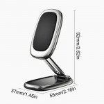 Wholesale Magnetic Car Phone Stand with 360° Rotation and Adjustable Height for Dashboard (Black)