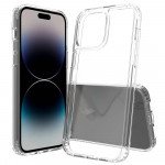 Wholesale Clear Shockproof Anti-Scratch Transparent Bumper Protection TPU Phone Case for Apple iPhone 14 / 13 (Clear)