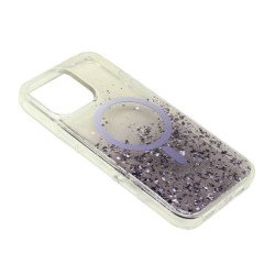 Stylish 2-Tone Transparent Design Magnetic MagSafe Compatible Ring Phone Case with Sparkle Glitter Dust for Apple iPhone 16 Pro Max (Black) Stylish 2-Tone Transparent Design Magnetic MagSafe Compatible Ring Phone Case with Sparkle Glitter Dust for Apple iPhone 16 Pro Max (Black)