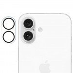 Wholesale Ultra-Clear Camera Lens Protector Scratch Resistance HD Tempered Glass Shield for iPhone 17 / 16 / 16 Plus (Clear)