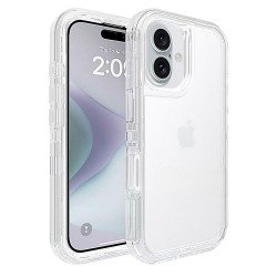 Heavy Duty Rugged Shockproof Full Body Protection Defender Case for Apple iPhone 17 (Clear) Heavy Duty Rugged Shockproof Full Body Protection Defender Case for Apple iPhone 17 (Clear)