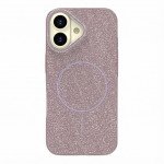 Wholesale Premium Fabric Strong Protection MagSafe Phone Case with Slip-Resistant Comfort Grip for Apple iPhone 17 (Dark Purple)