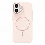 Wholesale Premium Fabric Strong Protection MagSafe Phone Case with Slip-Resistant Comfort Grip for Apple iPhone 17 (Rose Pink)