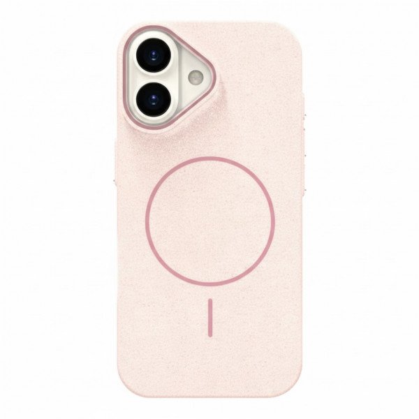 Wholesale Premium Fabric Strong Protection MagSafe Phone Case with Slip-Resistant Comfort Grip for Apple iPhone 17 (Rose Pink)