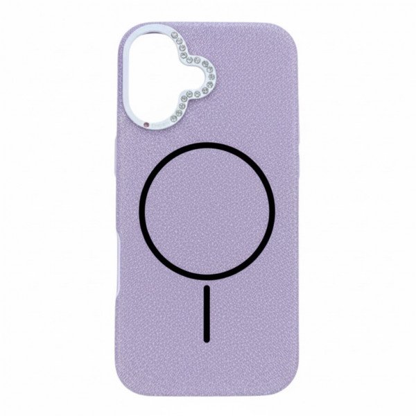 Wholesale Premium Fabric Strong Protection MagSafe Phone Case with Slip-Resistant Comfort Grip for Apple iPhone 17 (Light Purple)