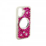 Wholesale Glitter Rhinestone Diamond Fashion Mirror Jewel Phone Case for Apple iPhone 17 (Hot Pink)