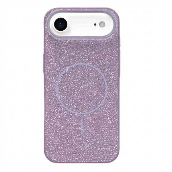 Wholesale Premium Fabric Strong Protection MagSafe Phone Case with Slip-Resistant Comfort Grip for Apple iPhone 17 Air (Light Purple)