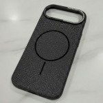 Wholesale Premium Fabric Strong Protection MagSafe Phone Case with Slip-Resistant Comfort Grip for Apple iPhone 17 Air (Black)