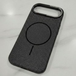 Premium Fabric Strong Protection MagSafe Phone Case with Slip-Resistant Comfort Grip for Apple iPhone 17 Air (Black)