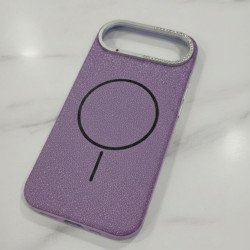 Premium Fabric Strong Protection MagSafe Phone Case with Slip-Resistant Comfort Grip for Apple iPhone 17 Air (Dark Purple)