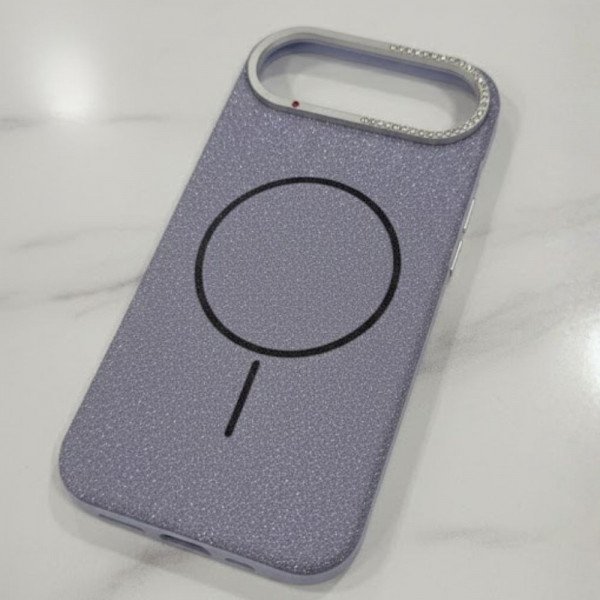 Wholesale Premium Fabric Strong Protection MagSafe Phone Case with Slip-Resistant Comfort Grip for Apple iPhone 17 Air (Light Purple)
