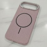 Wholesale Premium Fabric Strong Protection MagSafe Phone Case with Slip-Resistant Comfort Grip for Apple iPhone 17 Air (Rose Pink)