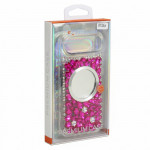 Wholesale Glitter Rhinestone Diamond Fashion Mirror Jewel Phone Case for Apple iPhone 17 Air (Hot Pink)