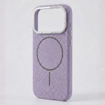 Wholesale Premium Fabric Strong Protection MagSafe Phone Case with Slip-Resistant Comfort Grip for Apple iPhone 17 Pro Max (Light Purple)