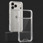Wholesale Clear Armor Hybrid Transparent Case for Apple iPhone 18 Pro Max / 17 Pro Max (Clear)