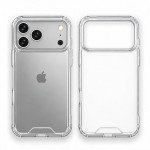 Clear Armor Hybrid Transparent Case for Apple iPhone 18 Pro Max / 17 Pro Max (Clear)