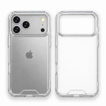 Wholesale Clear Armor Hybrid Transparent Case for Apple iPhone 18 Pro Max / 17 Pro Max (Clear)