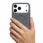 Wholesale Premium Fabric Strong Protection MagSafe Phone Case with Slip-Resistant Comfort Grip for Apple iPhone 17 Pro Max (Light Purple)