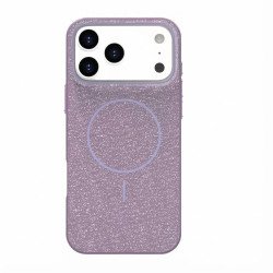 Premium Fabric Strong Protection MagSafe Phone Case with Slip-Resistant Comfort Grip for Apple iPhone 17 Pro Max (Light Purple)