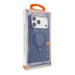 Wholesale Translucent Matte Finish MagSafe Compatible Phone Case with 360 Rotating Magnetic Kickstand for Apple iPhone 17 Pro Max (Gray)