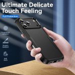 Wholesale Heavy Duty Slim Hybrid Shockproof Armor Phone Case for Apple iPhone 17 Pro (Navy Blue)