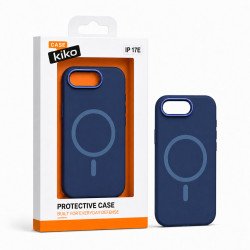 Magnetic MagSafe-Compatible Silicone Phone Case with Shockproof, Anti-Scratch Protection for Apple iPhone 17e / 16e (Blue)