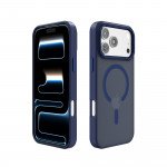 Wholesale Magnetic Ring Phone Case with Camera Edge Protection – Magsafe Compatible & Durable Design for Apple iPhone 18 Pro / 17 Pro (Blue)