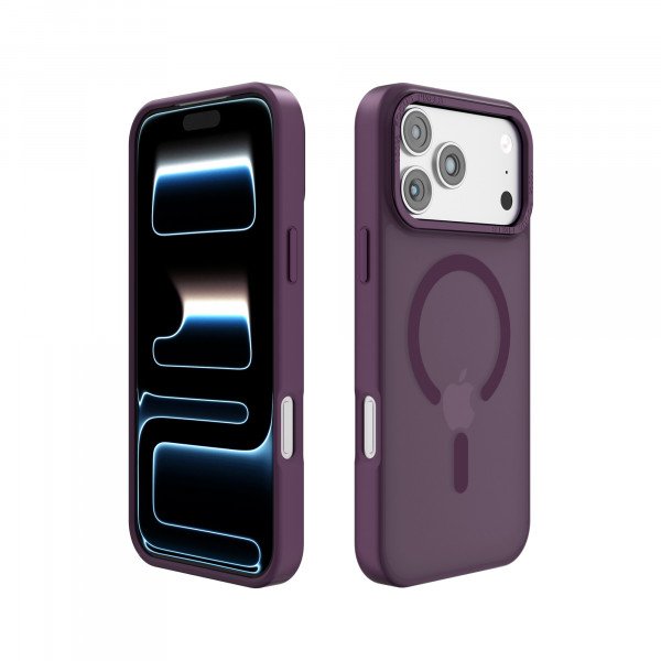 Wholesale Magnetic Ring Phone Case with Camera Edge Protection – Magsafe Compatible & Durable Design for Apple iPhone 18 Pro Max / 17 Pro Max (Cherry Red)