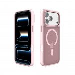 Wholesale Magnetic Ring Phone Case with Camera Edge Protection – Magsafe Compatible & Durable Design for Apple iPhone 18 Pro / 17 Pro (Pink)