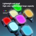 Wholesale RGB Selfie Light with Clip - 3 Lighting Modes & 7 Colors Dimmable LED Video Light with Rechargeable Battery for Universal Cell Phones (Black)