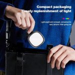 Wholesale RGB Selfie Light with Clip - 3 Lighting Modes & 7 Colors Dimmable LED Video Light with Rechargeable Battery for Universal Cell Phones (Black)