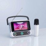 Wholesale Portable TV Phone Holder Design, Radio, Stereo (Display Screen is your Phone) KMTV300S for Universal Cell Phone And Bluetooth Device (Red)