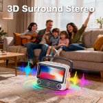 Wholesale Portable TV Phone Holder Design, Radio, Stereo (Display Screen is your Phone) KMTV300S for Universal Cell Phone And Bluetooth Device (Red)