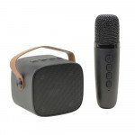 Wholesale Cute Bluetooth Speaker & Microphone: Portable Karaoke Fun, Loud Sound for Music & Song KMS-180 for Universal Cell Phone And Bluetooth Device (Black)