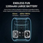 Wholesale Portable Bluetooth Speaker with RGB LED Light - Round Drum Design for Wireless Audio Streaming KMS215 for Universal Cell Phone And Bluetooth Device (Camo)